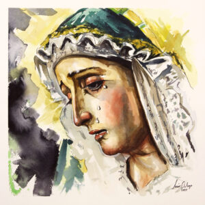 Acuarela original de la Esperanza de Granada